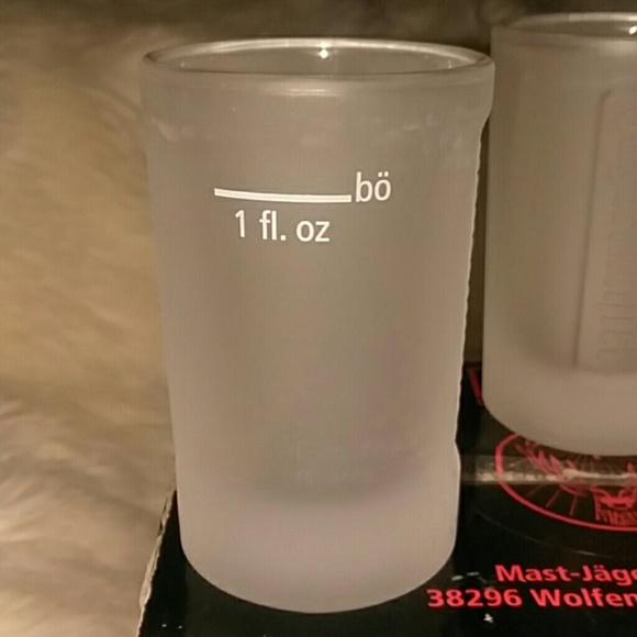 NIB Set 6 Jagermeister 1 OZ Frosted Shot Glasses - Picture 3 of 8